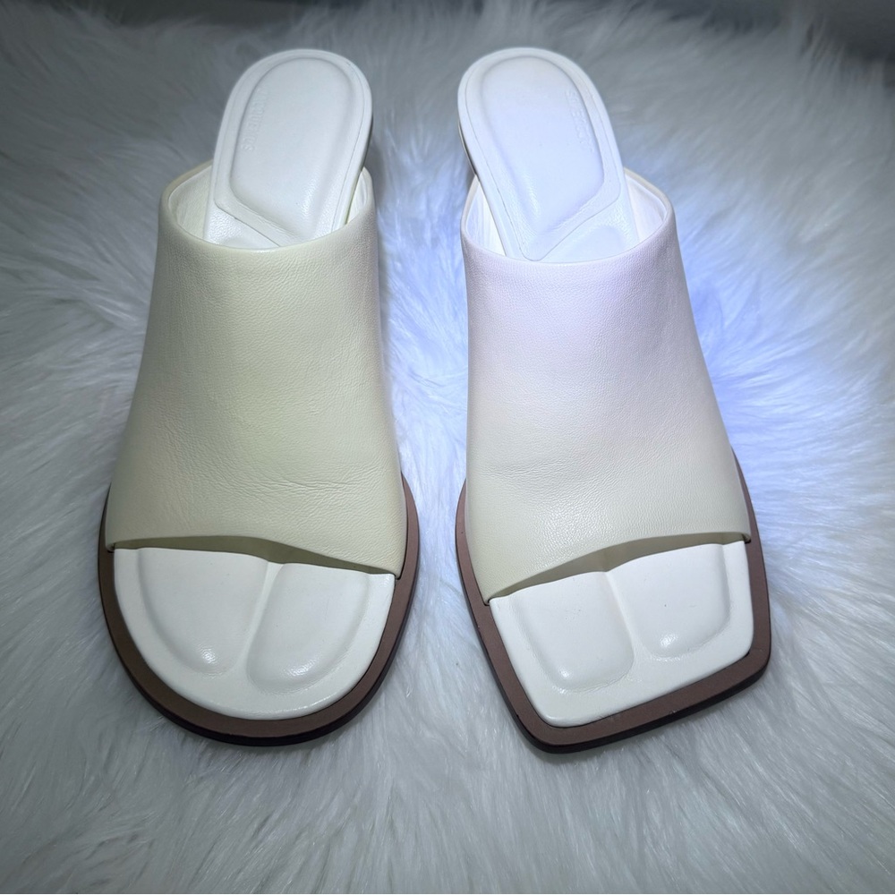Jacquemus Les Mules Rond Carre Leather Mule Women's - Picture 10 of 12